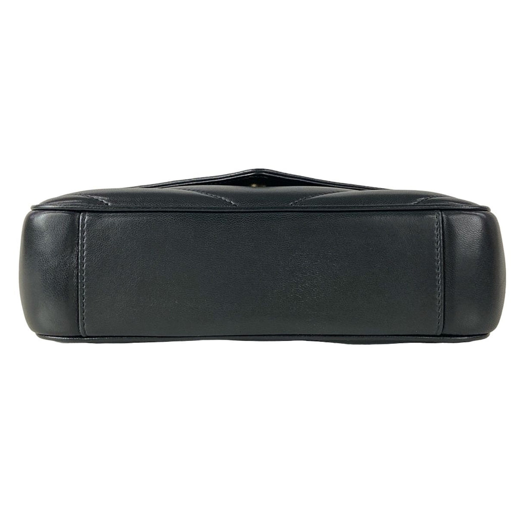 Saint Laurent Paris Shoulder Bag Loulou Small Black Chain Leather — view 5