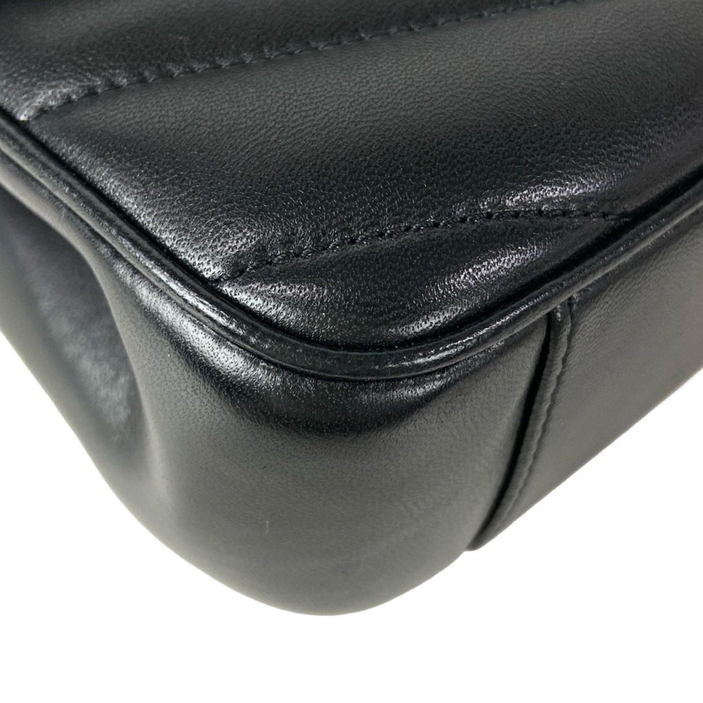 Saint Laurent Paris Shoulder Bag Loulou Small Black Chain Leather — view 7