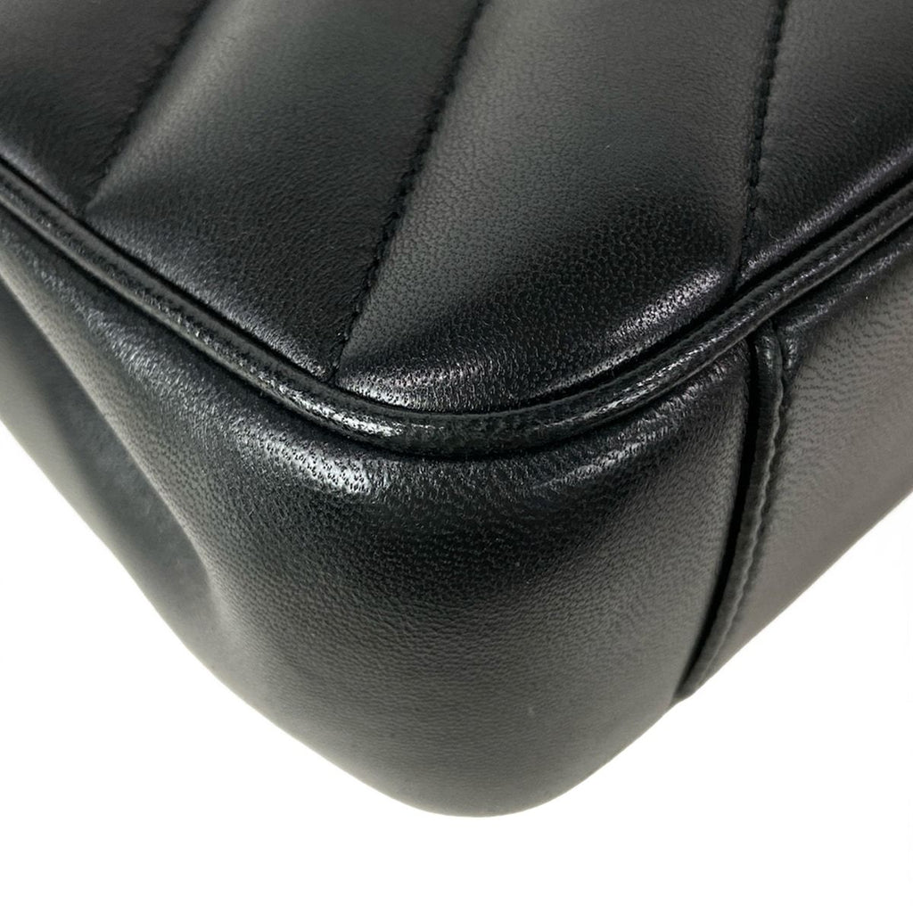 Saint Laurent Paris Shoulder Bag Loulou Small Black Chain Leather — view 9