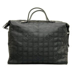 Chanel Boston Bag New Travel Line Black Leather