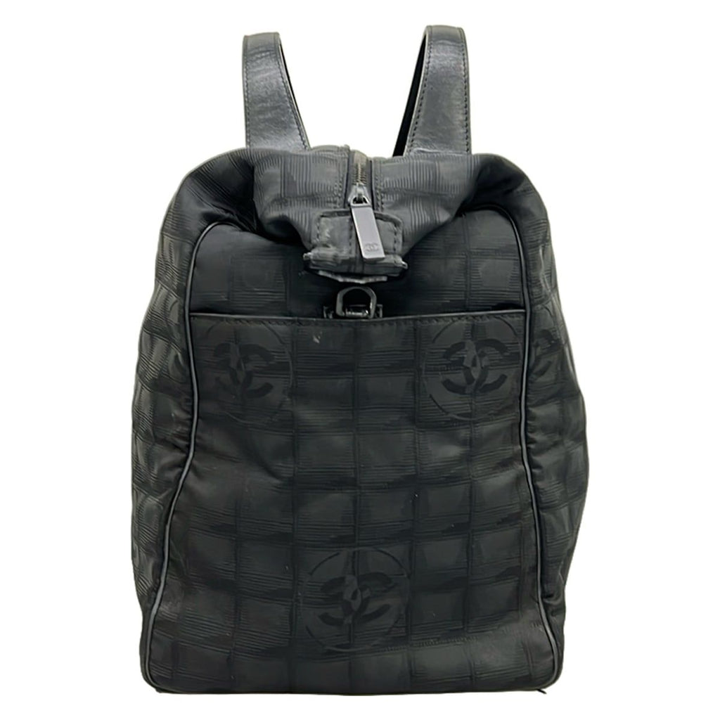 Chanel Boston Bag New Travel Line Black Leather — view 2