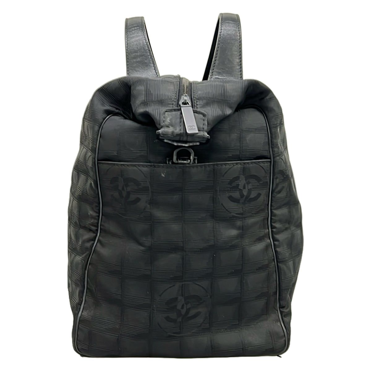 Chanel Boston Bag New Travel Line Black Leather — view 2