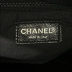 Chanel Boston Bag New Travel Line Black Leather — view 9