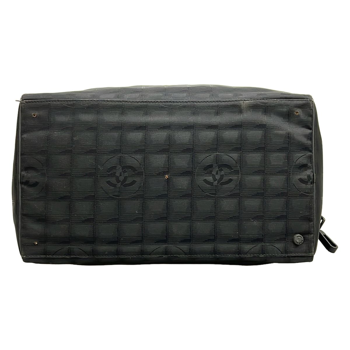 Chanel Boston Bag New Travel Line Black Leather — view 5