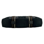 Hermes Tote Troca Horizontal MM Black Dark Brown Ivory Leather — view 5