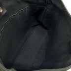 Hermes Tote Troca Horizontal MM Black Dark Brown Ivory Leather — view 7