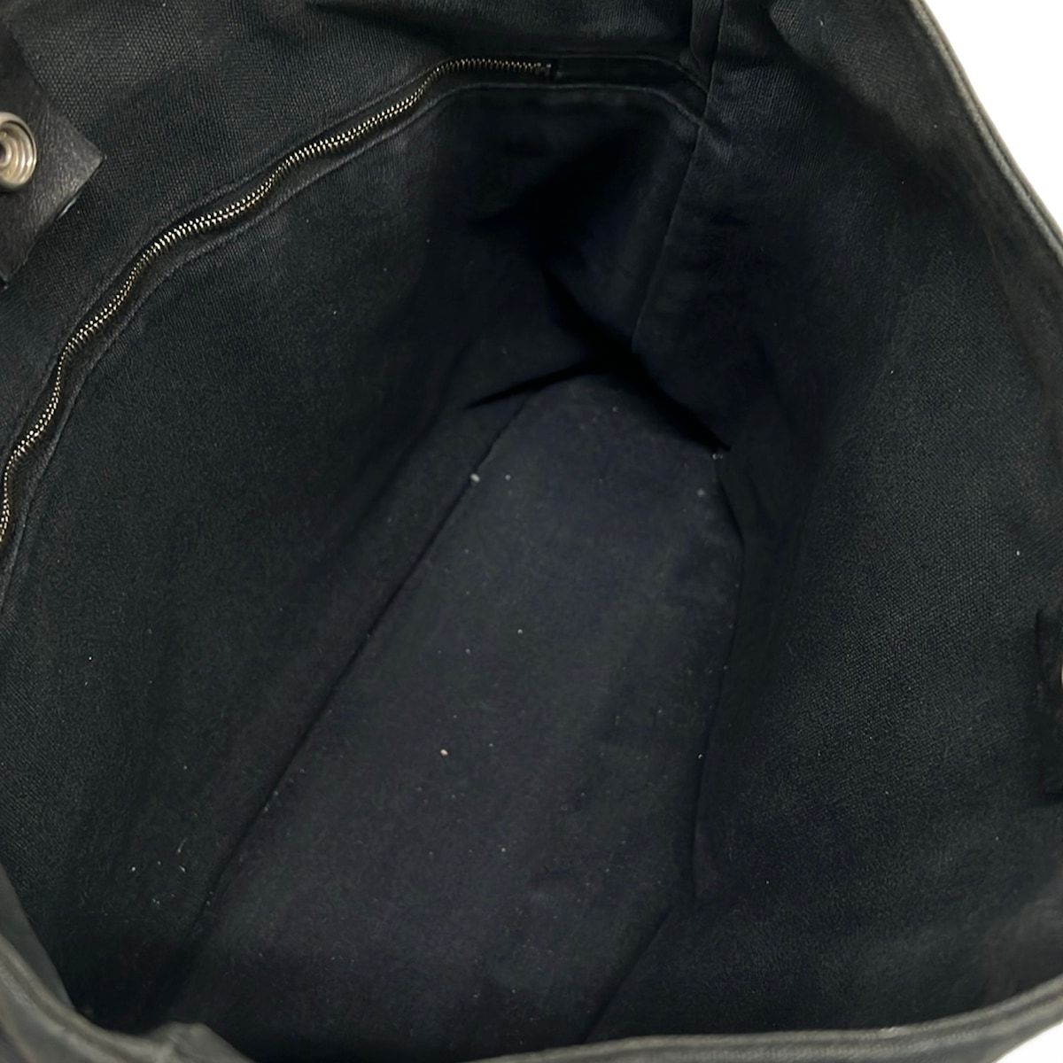 Hermes Tote Troca Horizontal MM Black Dark Brown Ivory Leather — view 7