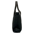 Hermes Tote Troca Horizontal MM Black Dark Brown Ivory Leather — view 2