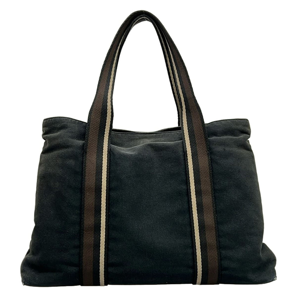 Hermes Tote Troca Horizontal MM Black Dark Brown Ivory Leather — view 3