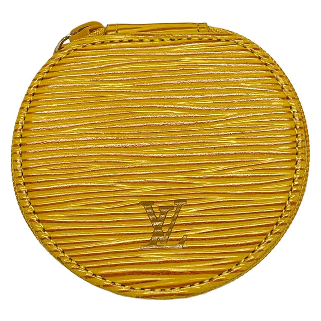 Louis Vuitton Case Epi Ecrin Jaune Leather