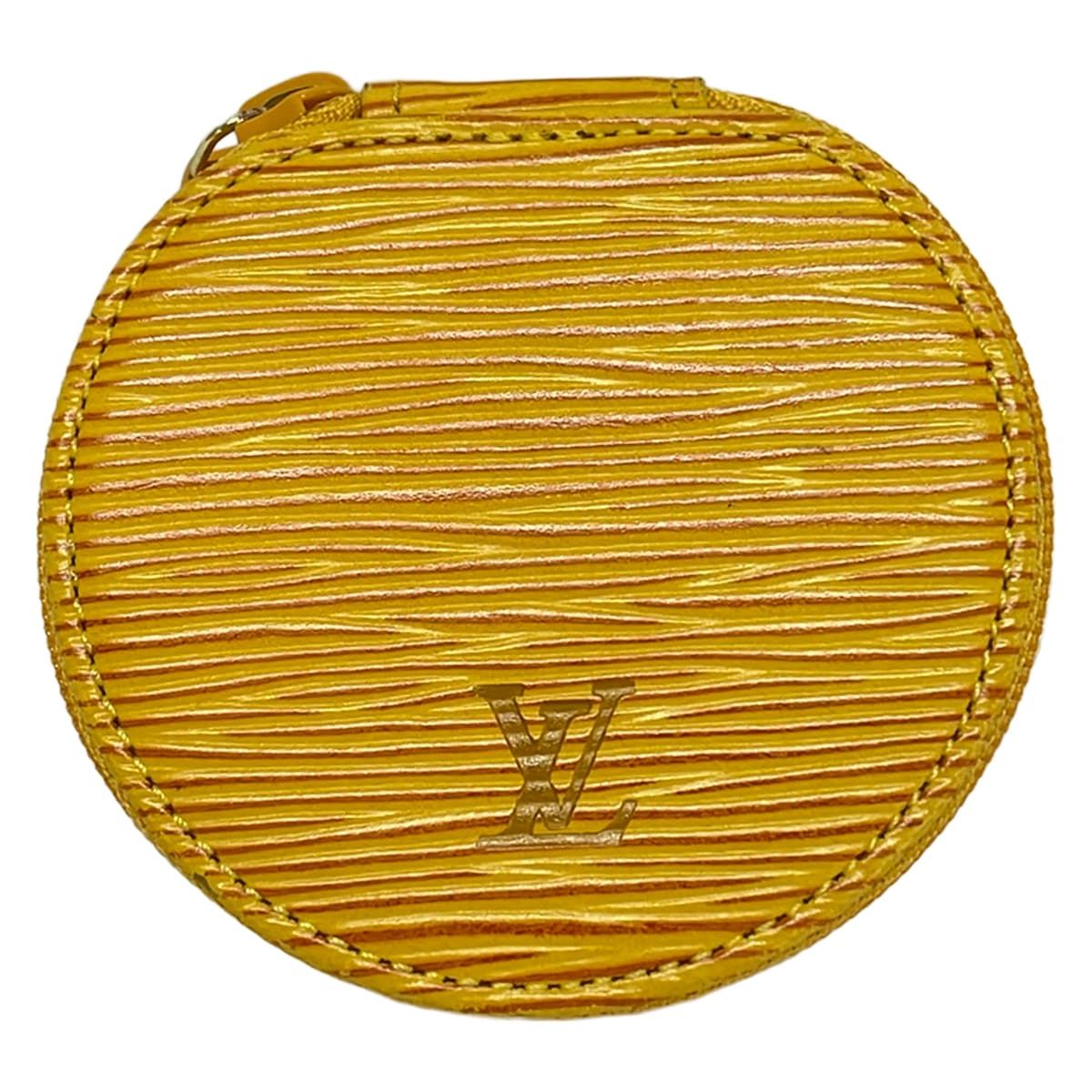 Louis Vuitton Case Epi Ecrin Jaune Leather