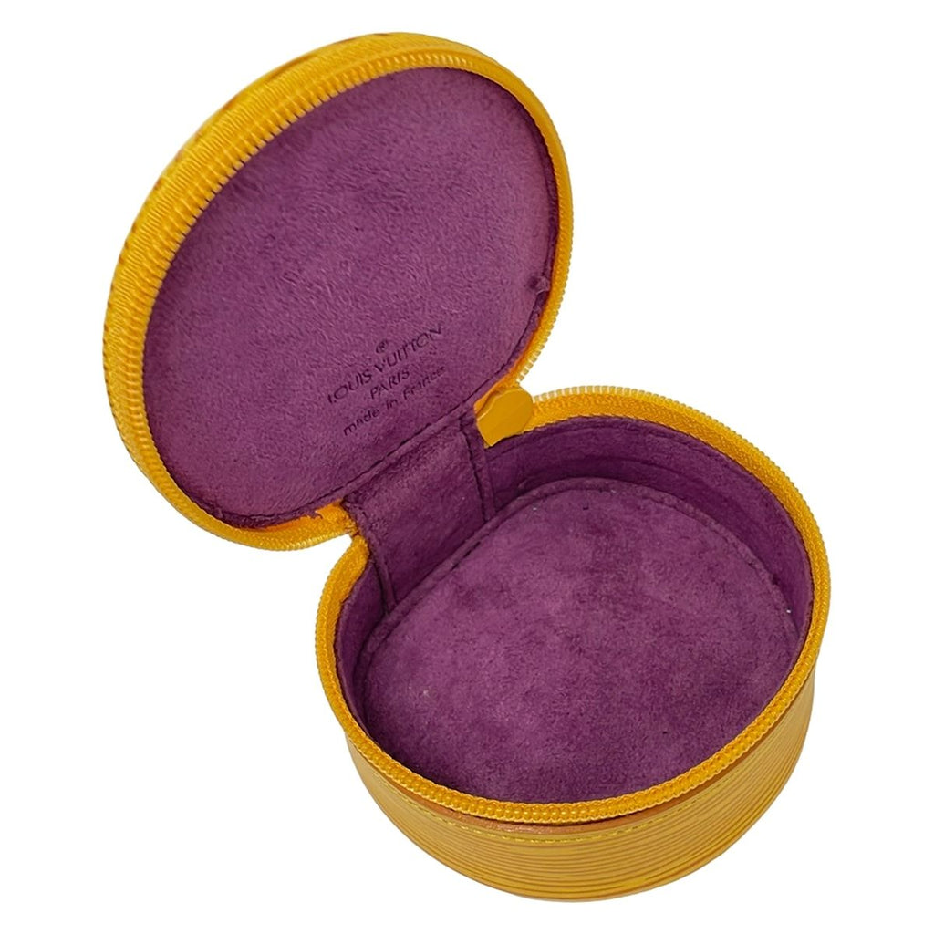 Louis Vuitton Case Epi Ecrin Jaune Leather — view 3