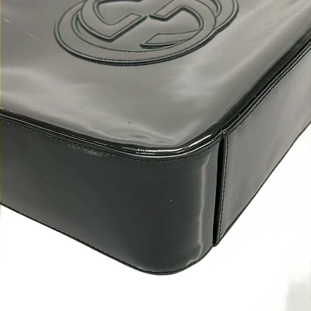 Gucci Shoulder Bag Double Black Leather — view 3