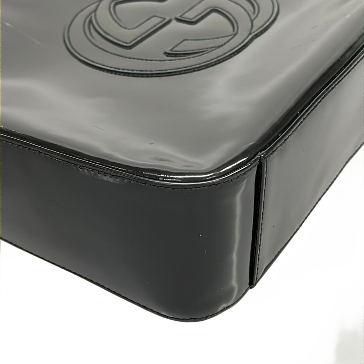 Gucci Shoulder Bag Double Black Leather — view 3