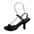 Gucci Sandals 36 C Black Lace Outsole Replacement Leather