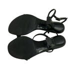 Gucci Sandals 36 C Black Lace Outsole Replacement Leather — view 4