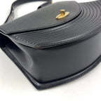 Louis Vuitton Epi Noir Leather Black Shoulder Bag Gold — view 7