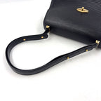 Louis Vuitton Epi Noir Leather Black Shoulder Bag Gold — view 5