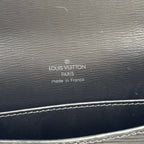 Louis Vuitton Epi Noir Leather Black Shoulder Bag Gold — view 4