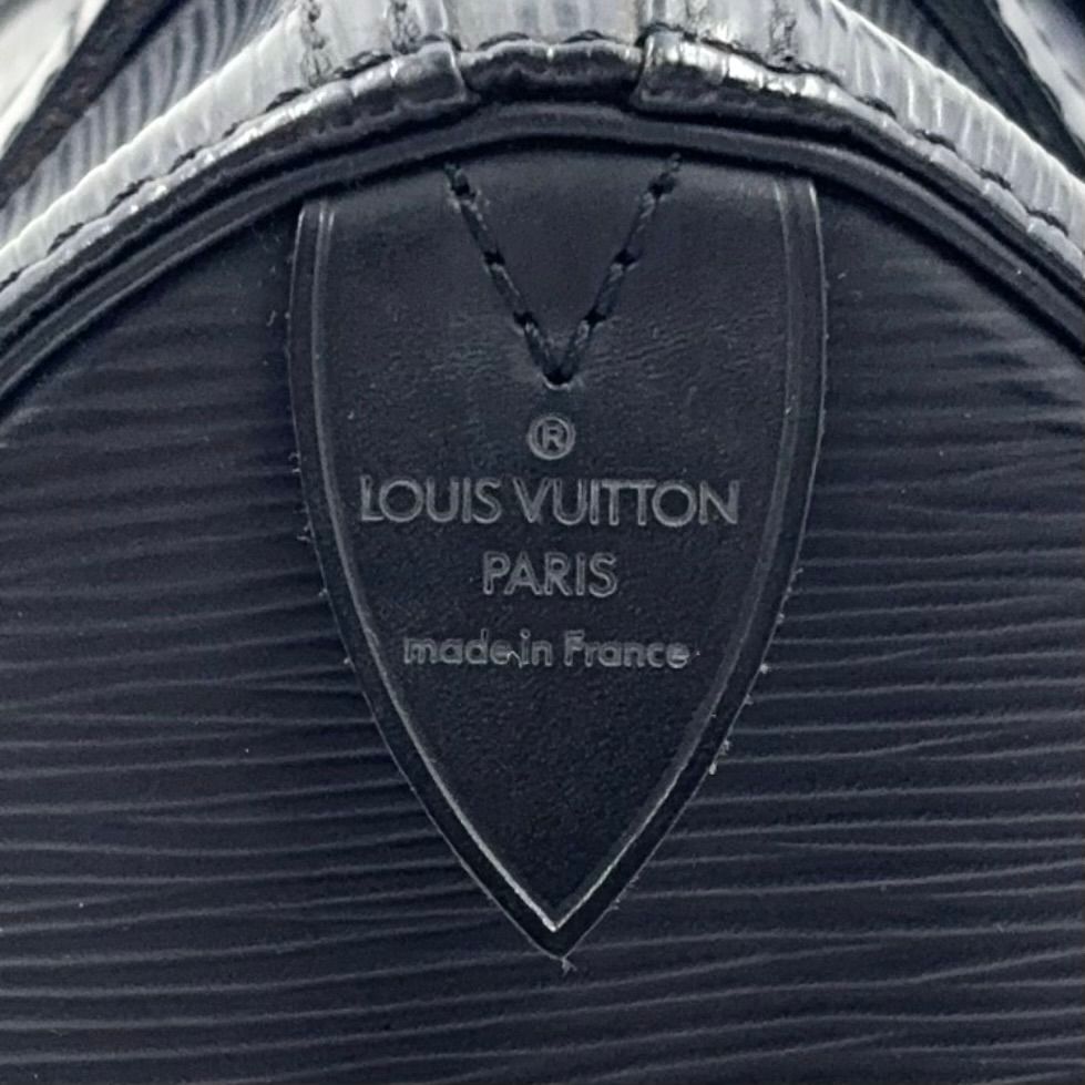 Louis Vuitton Speedy 25 Epi Noir Leather Black Handbag Gold — view 4
