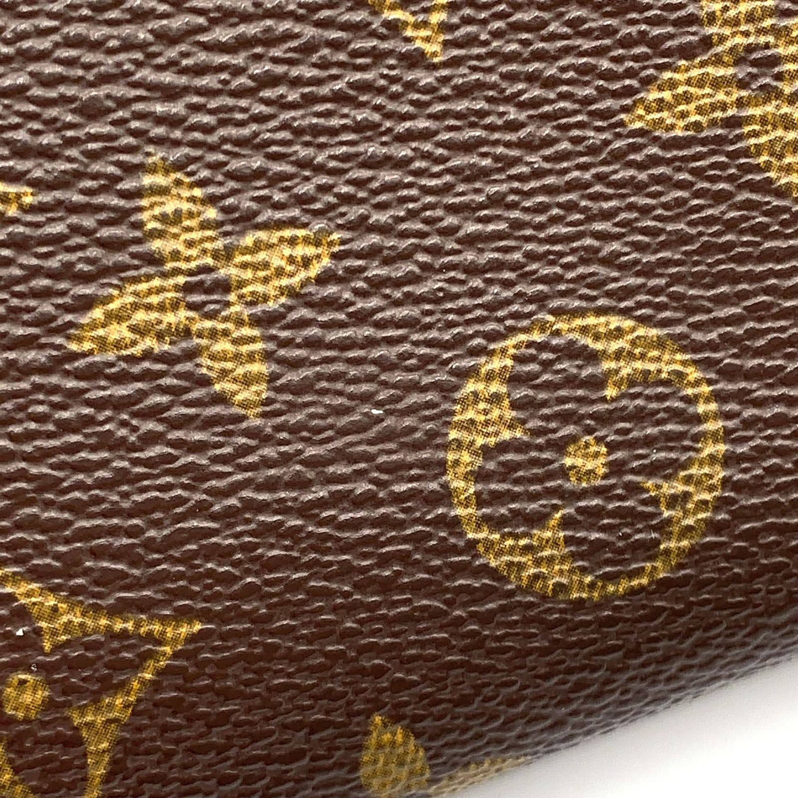 Louis Vuitton Pochette Porte Monet Cles Monogram Leather Brown Bifold Wallet — view 6