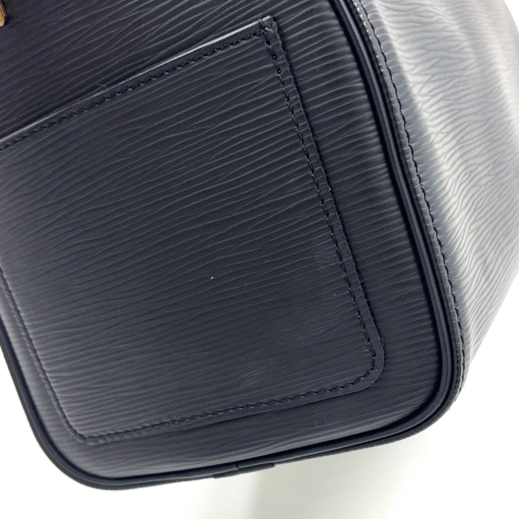 Louis Vuitton Speedy 25 Epi Noir Leather Black Handbag Gold — view 6
