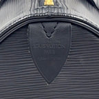 Louis Vuitton Speedy 25 Epi Noir Leather Black Handbag Gold — view 4