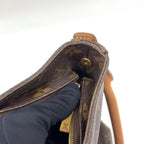 Louis Vuitton Looping GM Monogram Leather Brown Shoulder Bag Gold — view 9