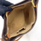 Louis Vuitton Looping GM Monogram Leather Brown Shoulder Bag Gold — view 3