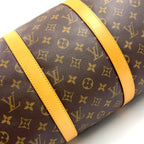 Louis Vuitton Keepall Bandouliere 50 Monogram Leather Brown Boston Bag Gold — view 9