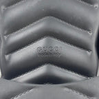 Gucci Thong Rubber Black Sandals — view 6