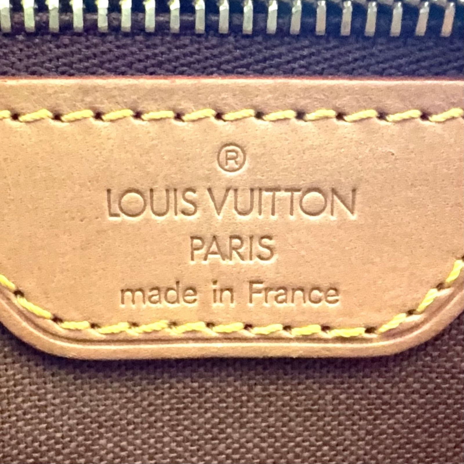 Louis Vuitton Mini Looping Monogram Shoulder Leather Brown Handbag Gold — view 4