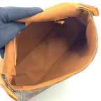 Louis Vuitton Mini Looping Monogram Shoulder Leather Brown Handbag Gold — view 3
