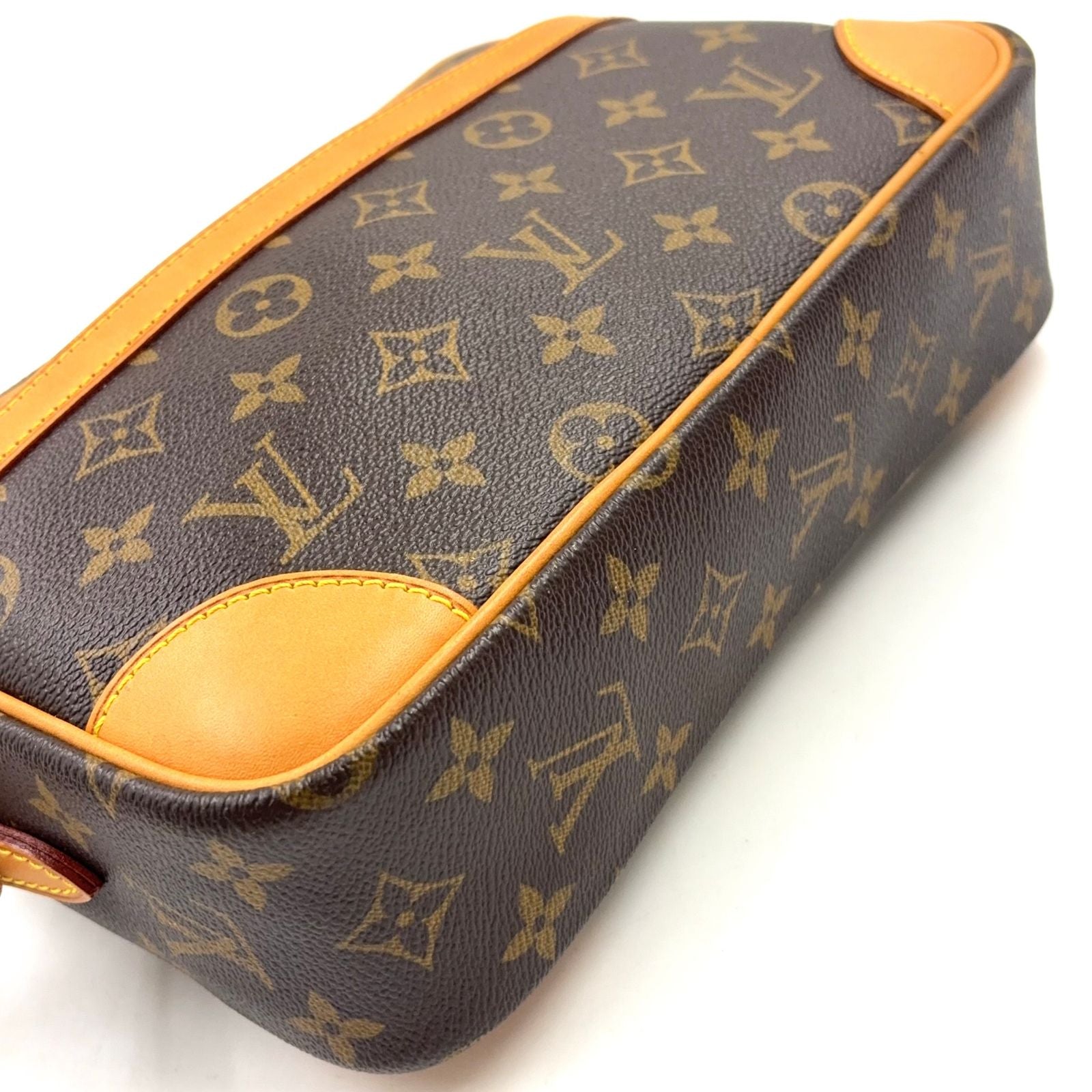 Louis Vuitton Trocadero 27 Monogram Leather Brown Shoulder Bag Gold — view 7