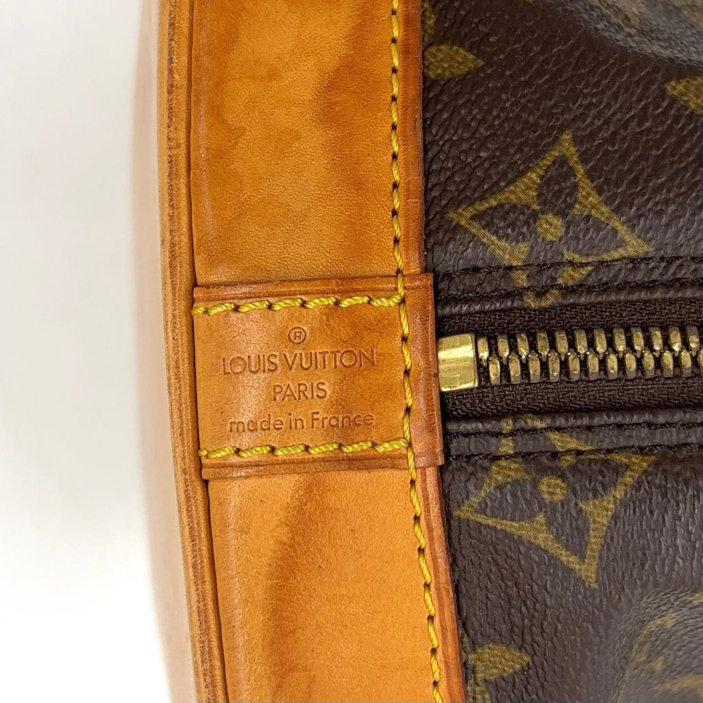Louis Vuitton Alma PM Monogram Leather Brown Handbag Gold — view 4
