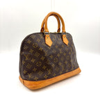 Louis Vuitton Alma PM Monogram Leather Brown Handbag Gold — view 2