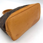 Louis Vuitton Alma PM Monogram Leather Brown Handbag Gold — view 8