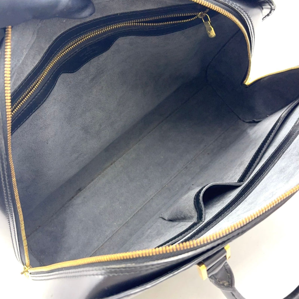 Louis Vuitton Sorbonne Epi Noir Leather Black Business Bag Gold — view 3