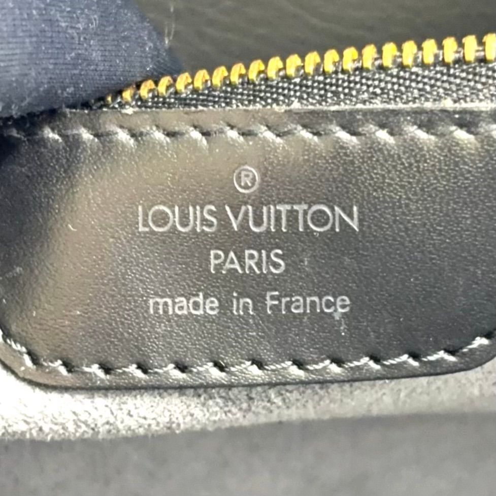 Louis Vuitton Sorbonne Epi Noir Leather Black Business Bag Gold — view 4