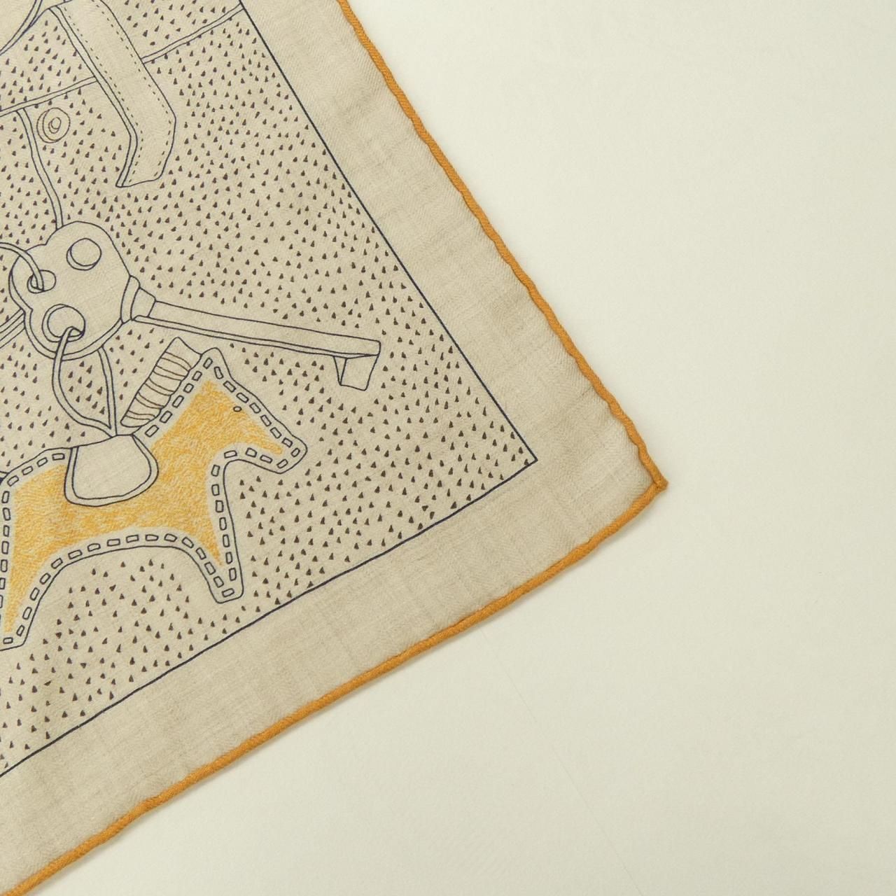 Hermes Rendez Vous Chez Carre Shawl Scarf — view 2