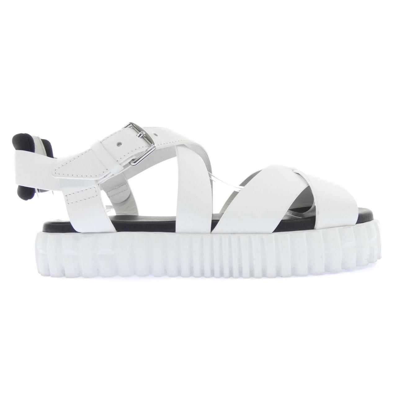 Hermes Everest Sandals White
