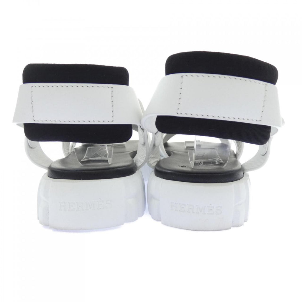 Hermes Everest Sandals White — view 5