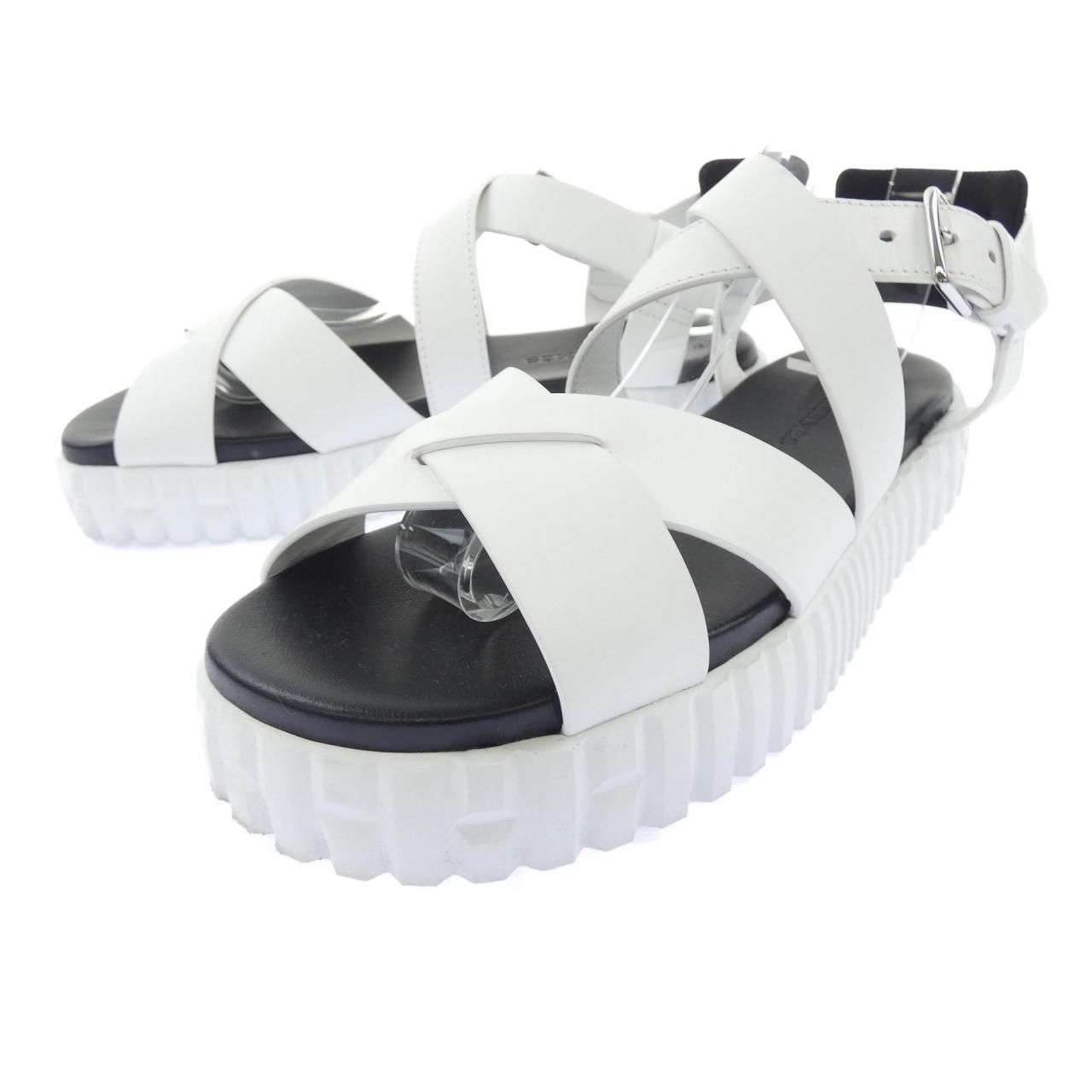 Hermes Everest Sandals White — view 3
