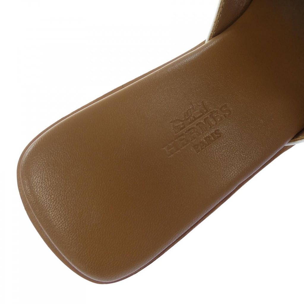 Hermes Auteuil Sandals White — view 6