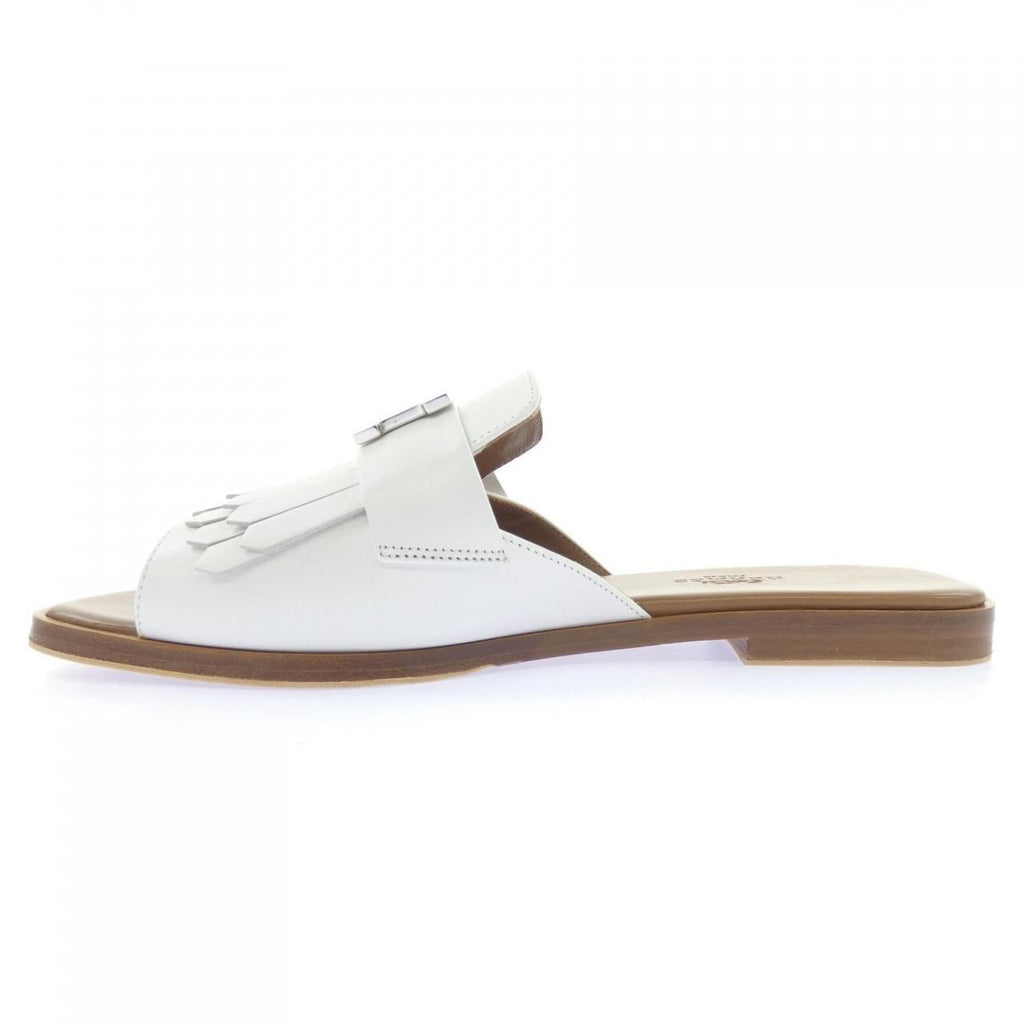 Hermes Auteuil Sandals White — view 2
