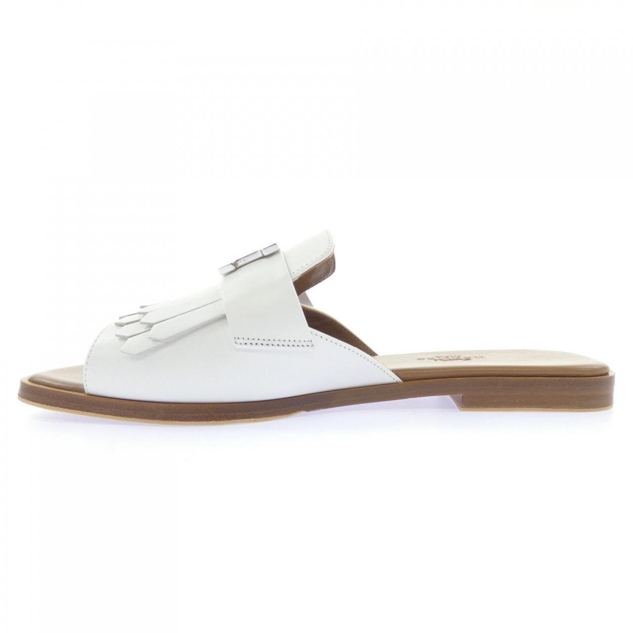 Hermes Auteuil Sandals White — view 2