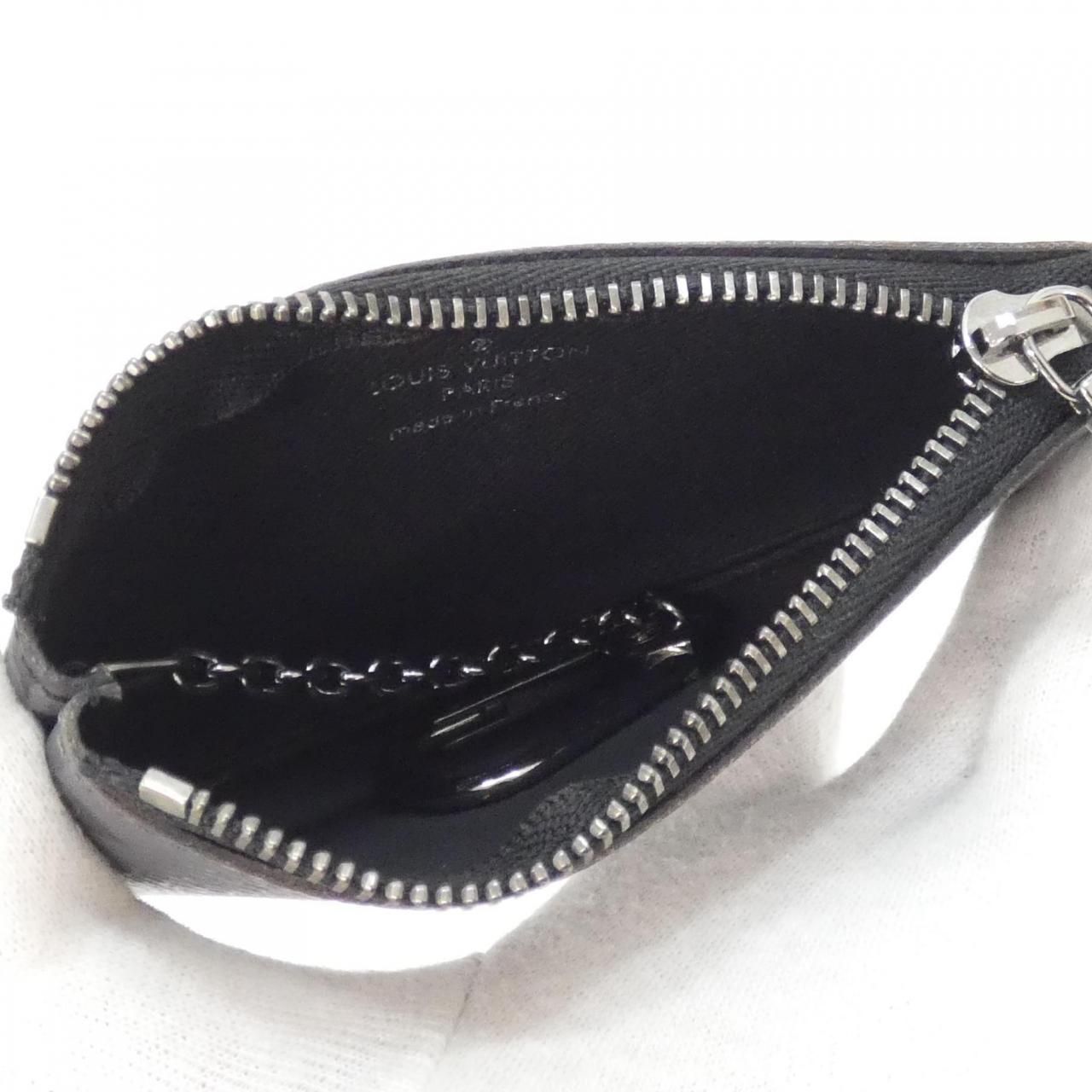 Louis Vuitton Monogram Eclipse Reverse Card Key Case Pochette Cles Coin & — view 7