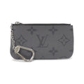Louis Vuitton Monogram Eclipse Reverse Card Key Case Pochette Cles Coin &