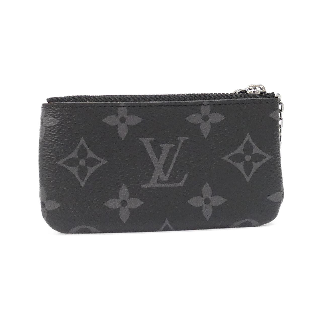 Louis Vuitton Monogram Eclipse Reverse Card Key Case Pochette Cles Coin & — view 2