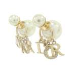 Dior Tribal Earrings Gold — view 2